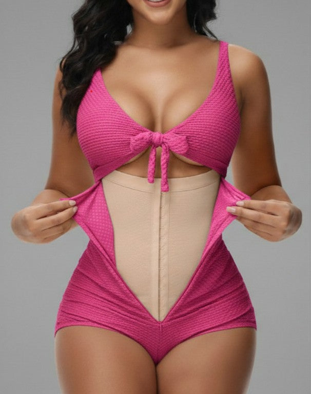 2-in-1 Swimsuit with Built-In Faja