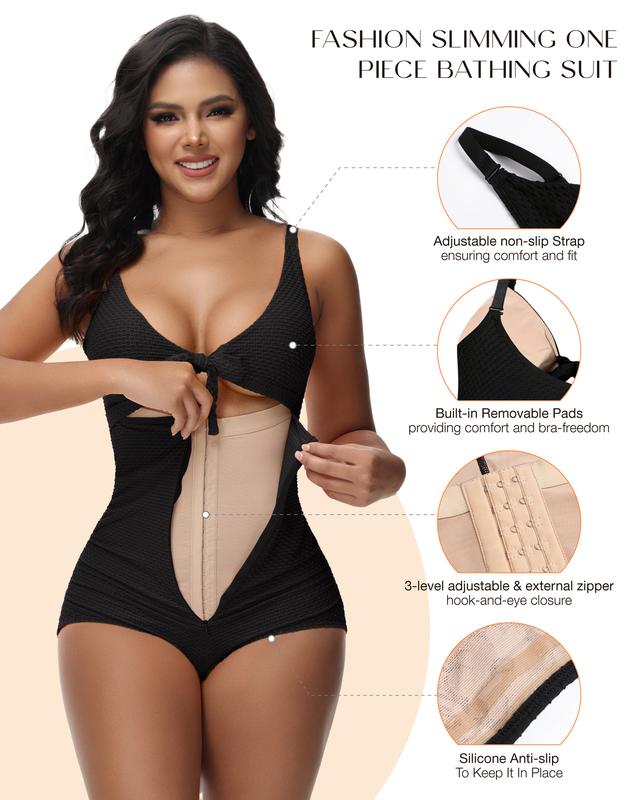 2-in-1 Swimsuit with Built-In Faja